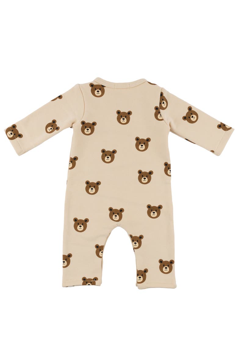 Teddy Romper- Infant, Alternate, color, Biscotti