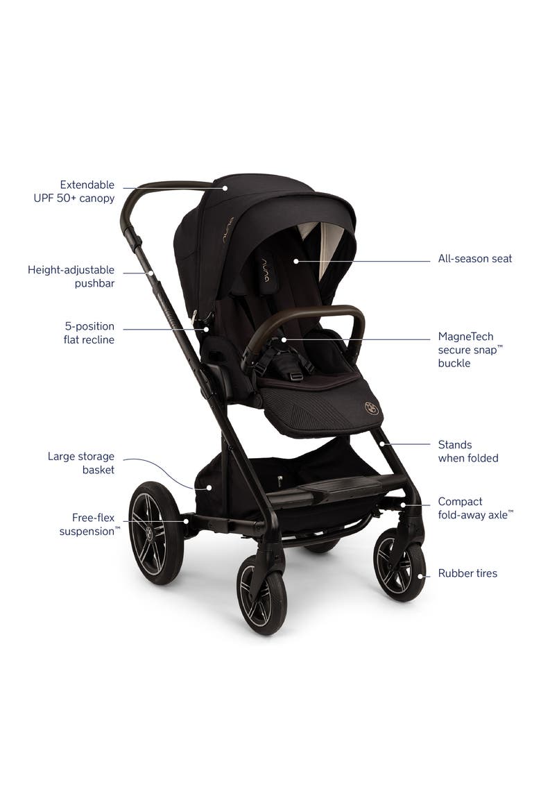 x BMW MIXX™ Next Stroller, Alternate, color, BLACK