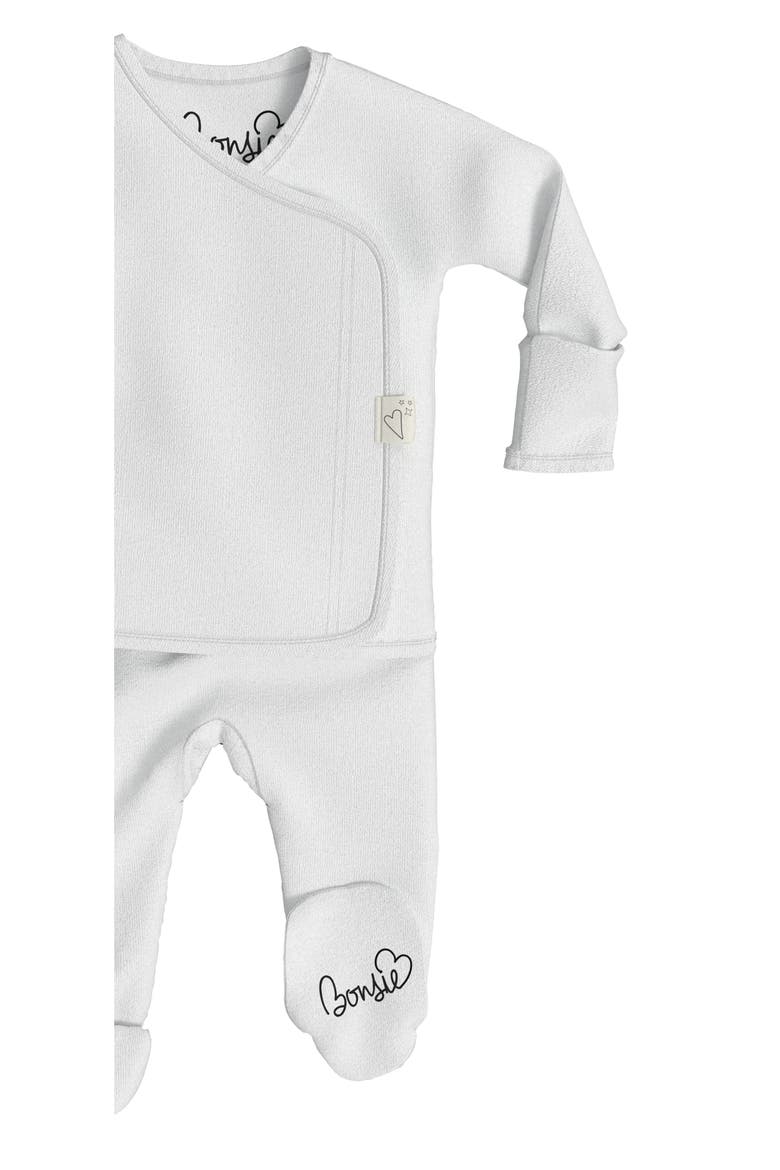 Skin to Skin Girl or Boy Footie, Alternate, color, MILK
