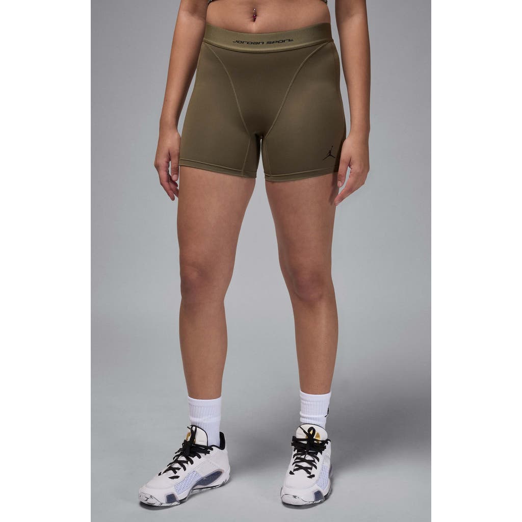 Jordan Leak Protection Period Bike Shorts In Green