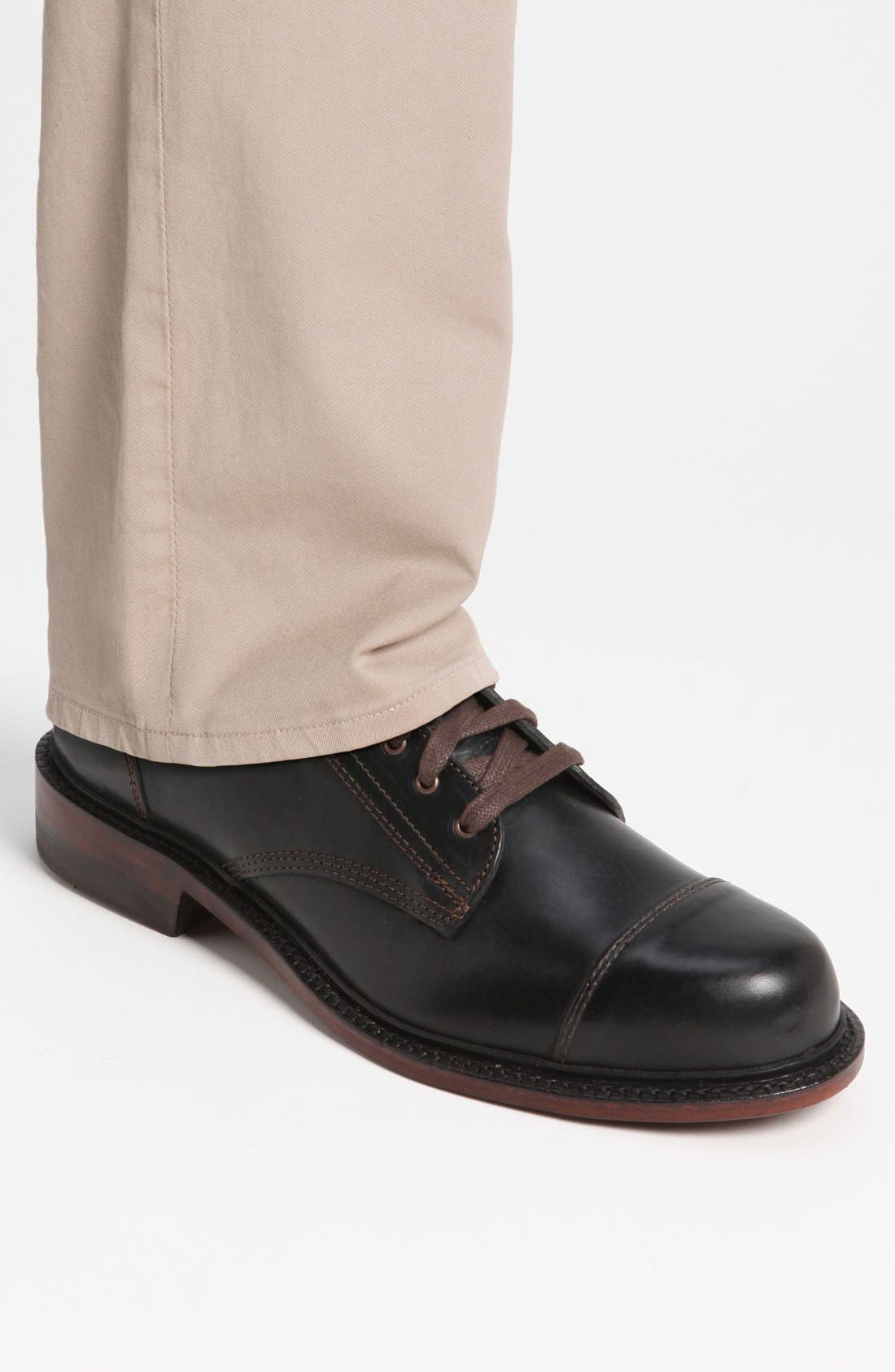 '1000 Mile - Krause' Cap Toe Boot, Alternate, color, BLACK