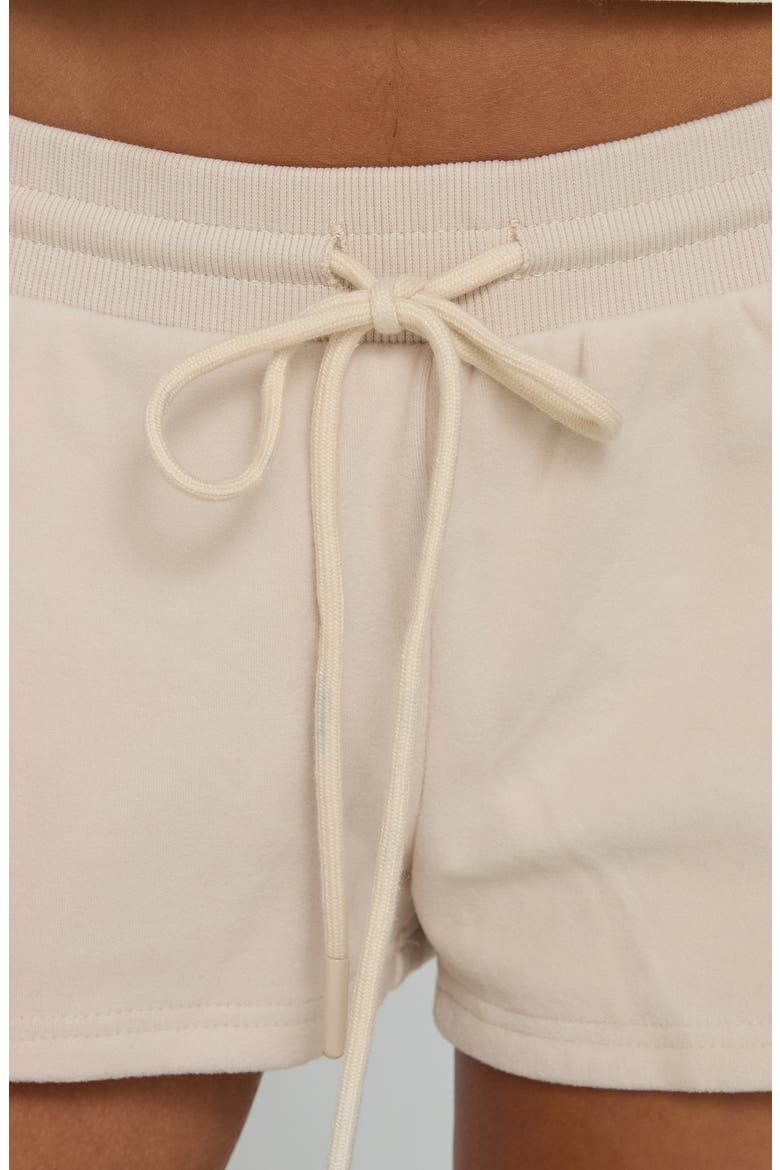 Sryn Drawstring Track Shorts, Alternate, color, CREAM