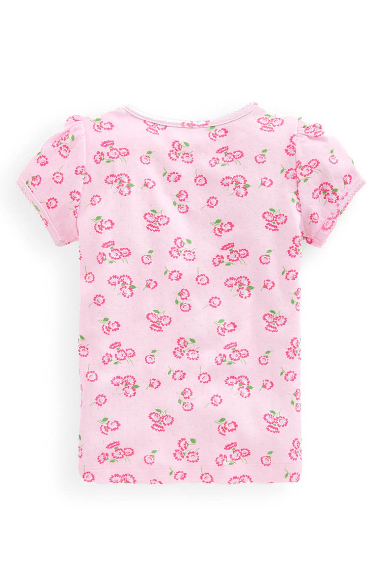 Mini Boden Kids' Embroidered Cotton T-Shirt, Alternate, color, Lotus Daisy