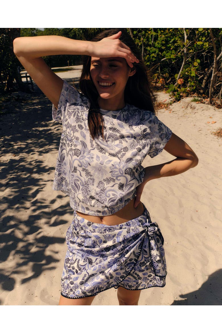 Maris Printed Skort, Alternate, color, Mariners Bloom