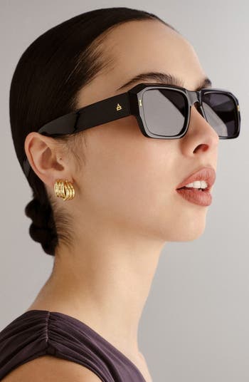 Pluto 53mm Rectangular Sunglasses