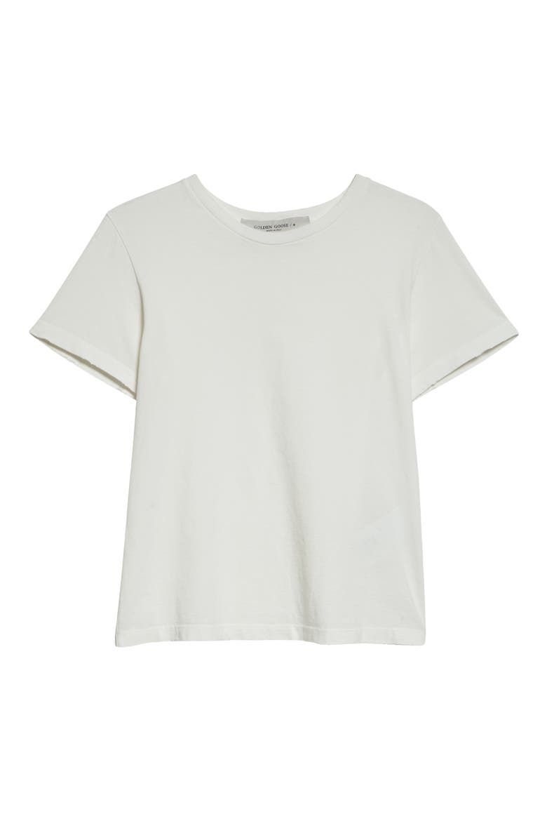Distressed Slim Fit Cotton Jersey T-Shirt, Alternate, color, VINTAGE WHITE