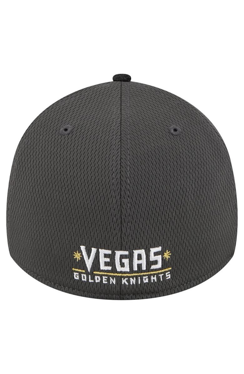 New Era Men
s New Era  Gray Vegas Golden Knights Visor Hit 39THIRTY Flex Hat, Alternate, color, Gray