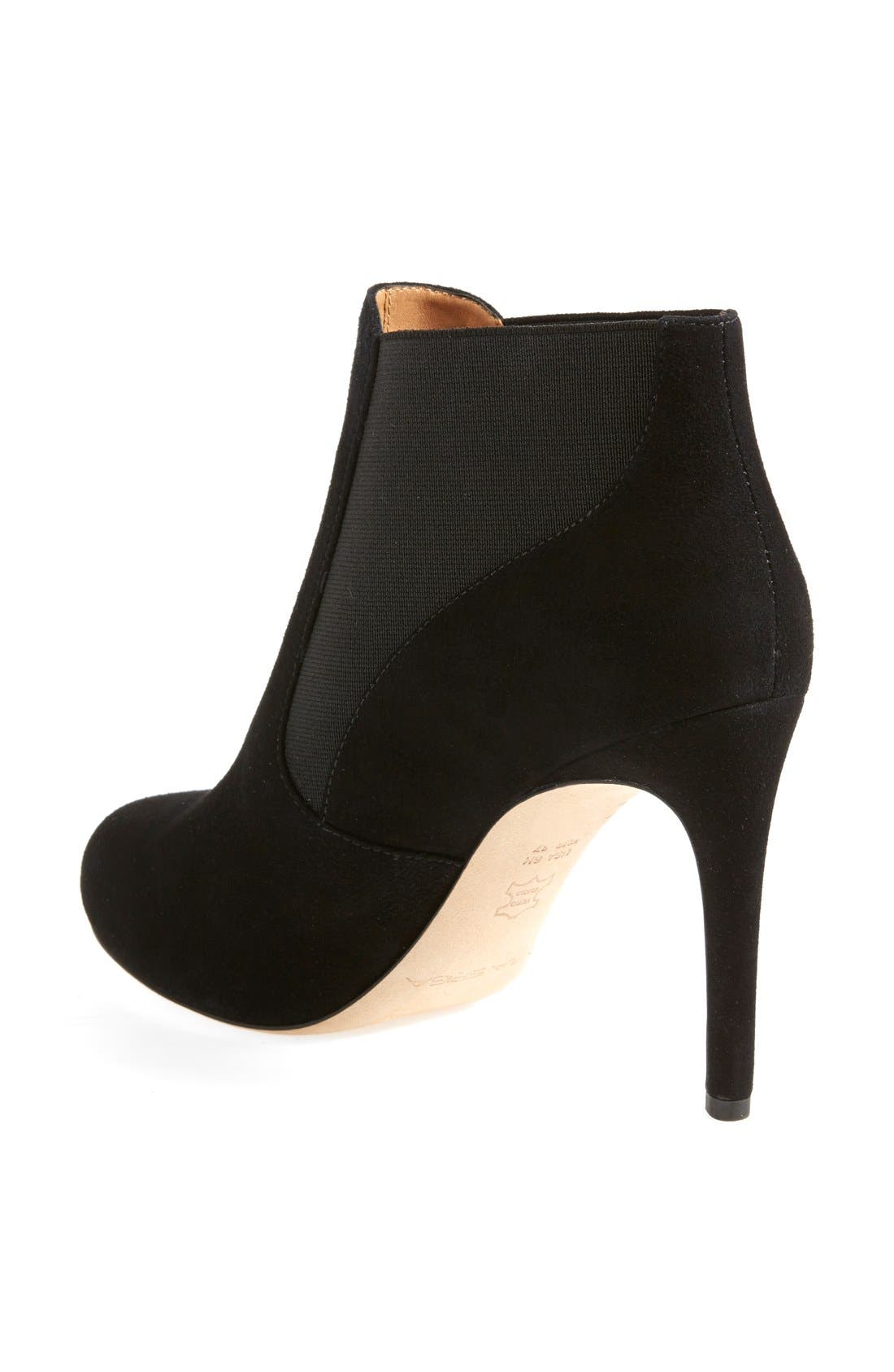 'Bijoux' Bootie (Nordstrom Exclusive), Alternate, color, BLACK SUEDE