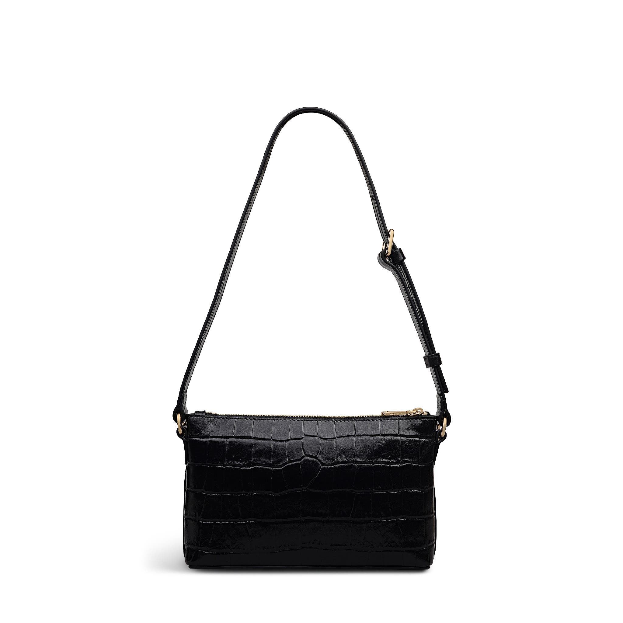 Radley Pockets - Faux Croc Mini Ziptop Shoulder Bag, Alternate, color, 