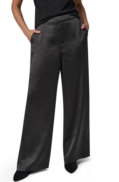 Wide Leg Pull On Pants