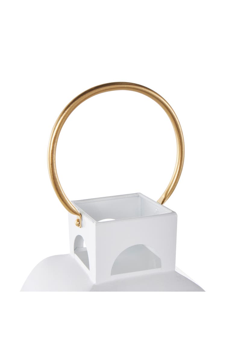 Metal Candle Lantern, Alternate, color, WHITE