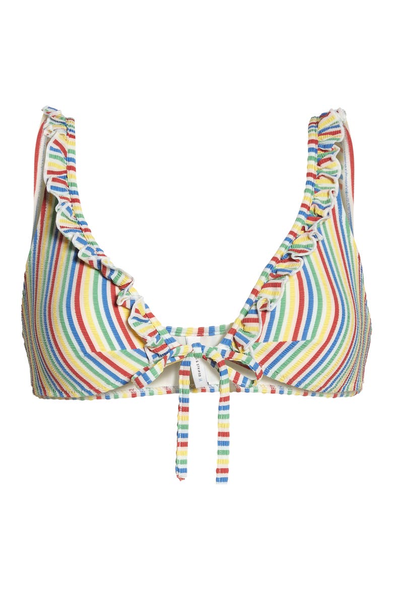 The Milly Bikini Top, Alternate, color, YELLOW/ RED MULTI