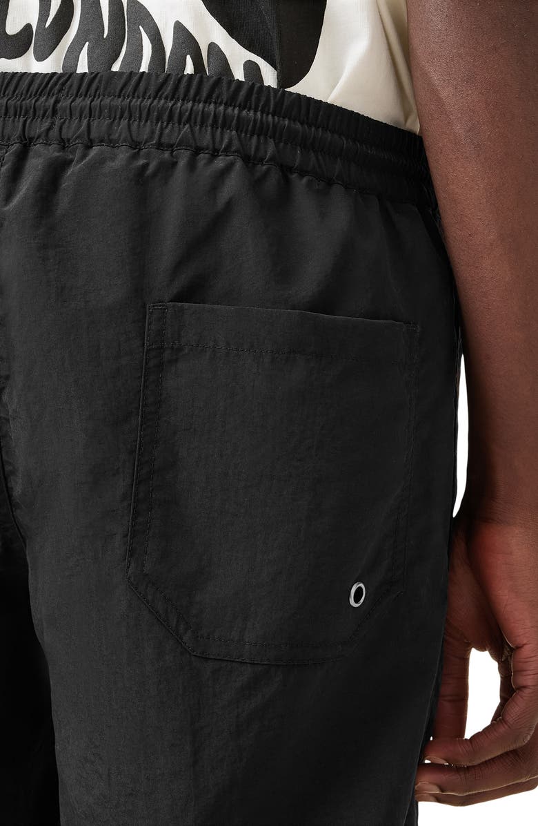 AllSaints Orlando Swim Trunks, Alternate, color, Jet Black