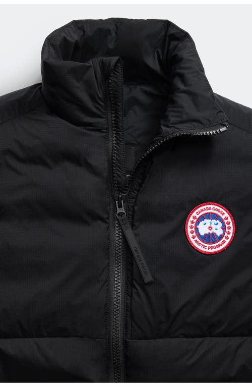 Canada Goose Lodge Packable 750 Fill Power Down Vest In Black