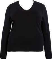 Caslon® V-Neck Wool & Cashmere Sweater