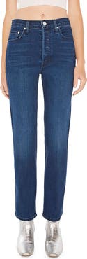 MOTHER The Tripper High Waist Ankle Bootcut Jeans