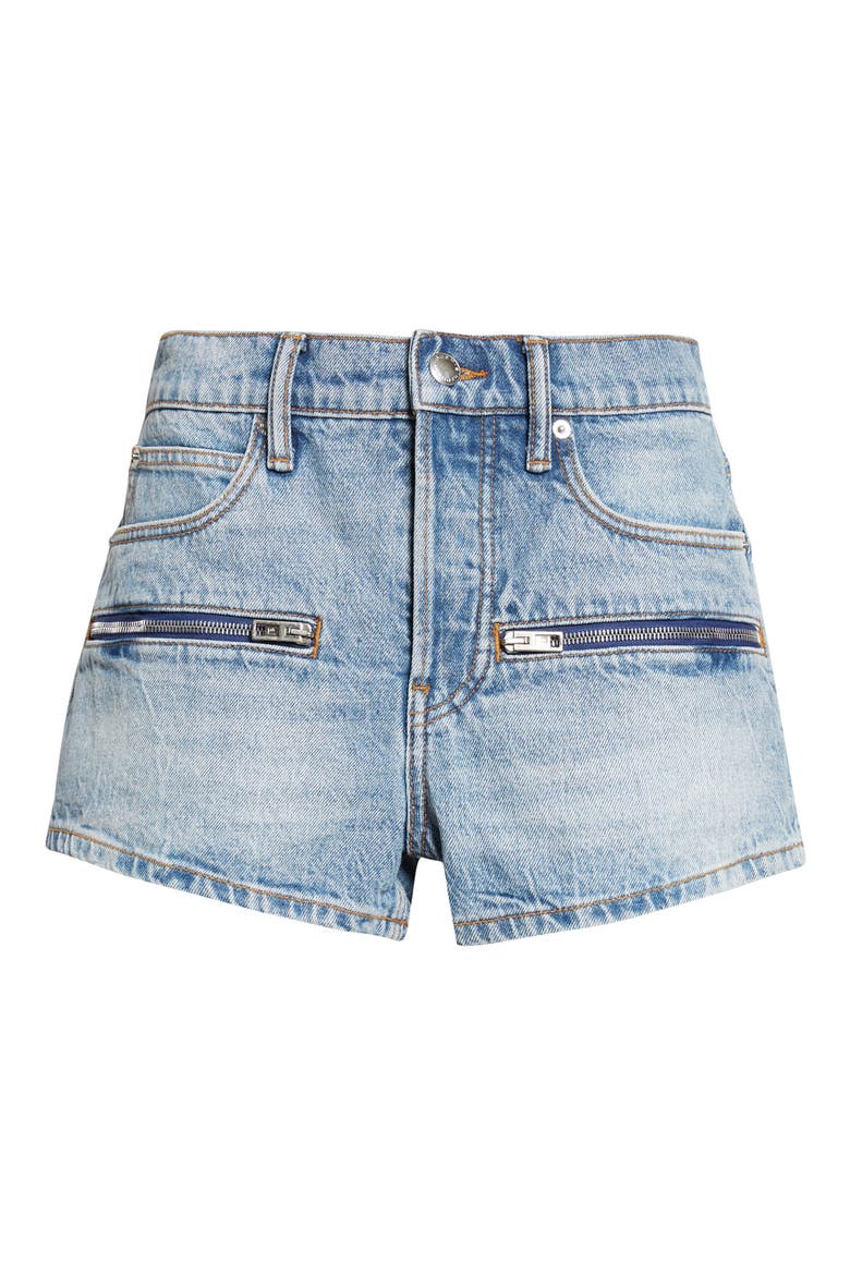 Silk Prestyle Denim Shorts, Alternate, color, AUTHENTIC LIGHT INDIGO