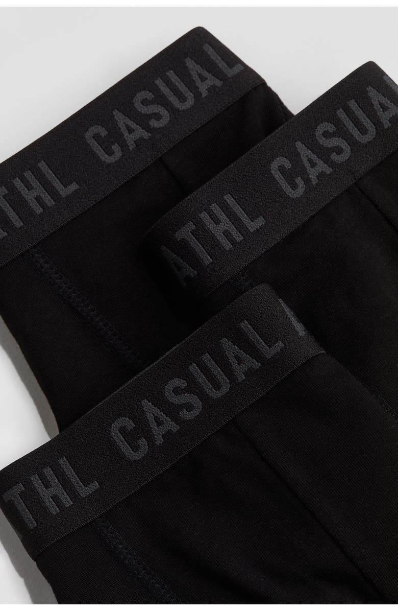 H&M 5-pack Trunks, Alternate, color, Black/Casual