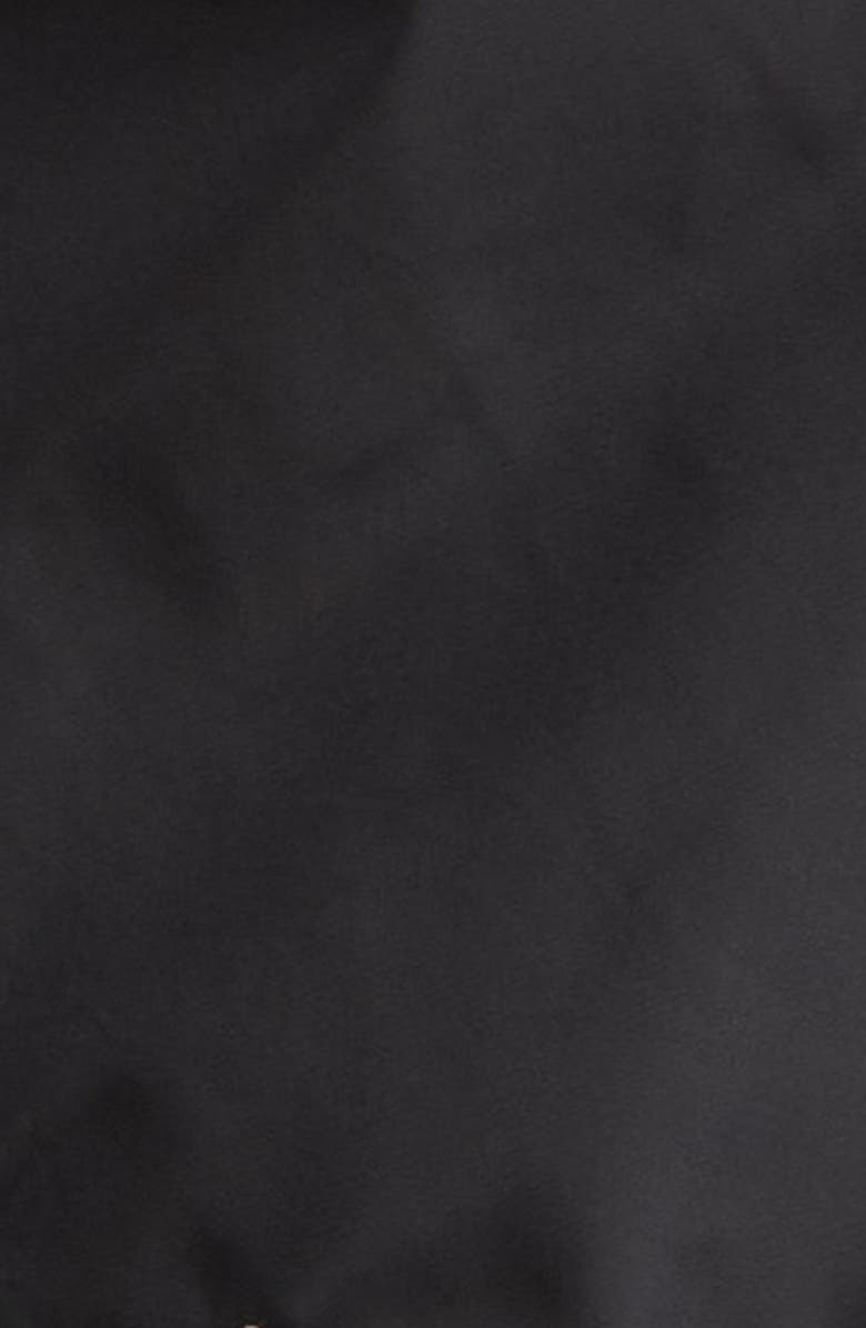 Givenchy Logo Embroidered Swim Trunks, Alternate, color, Black/ White