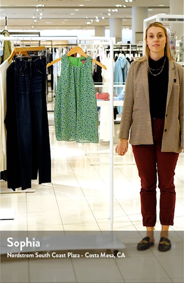 Shirred Neck Sleeveless Blouse, sales video thumbnail