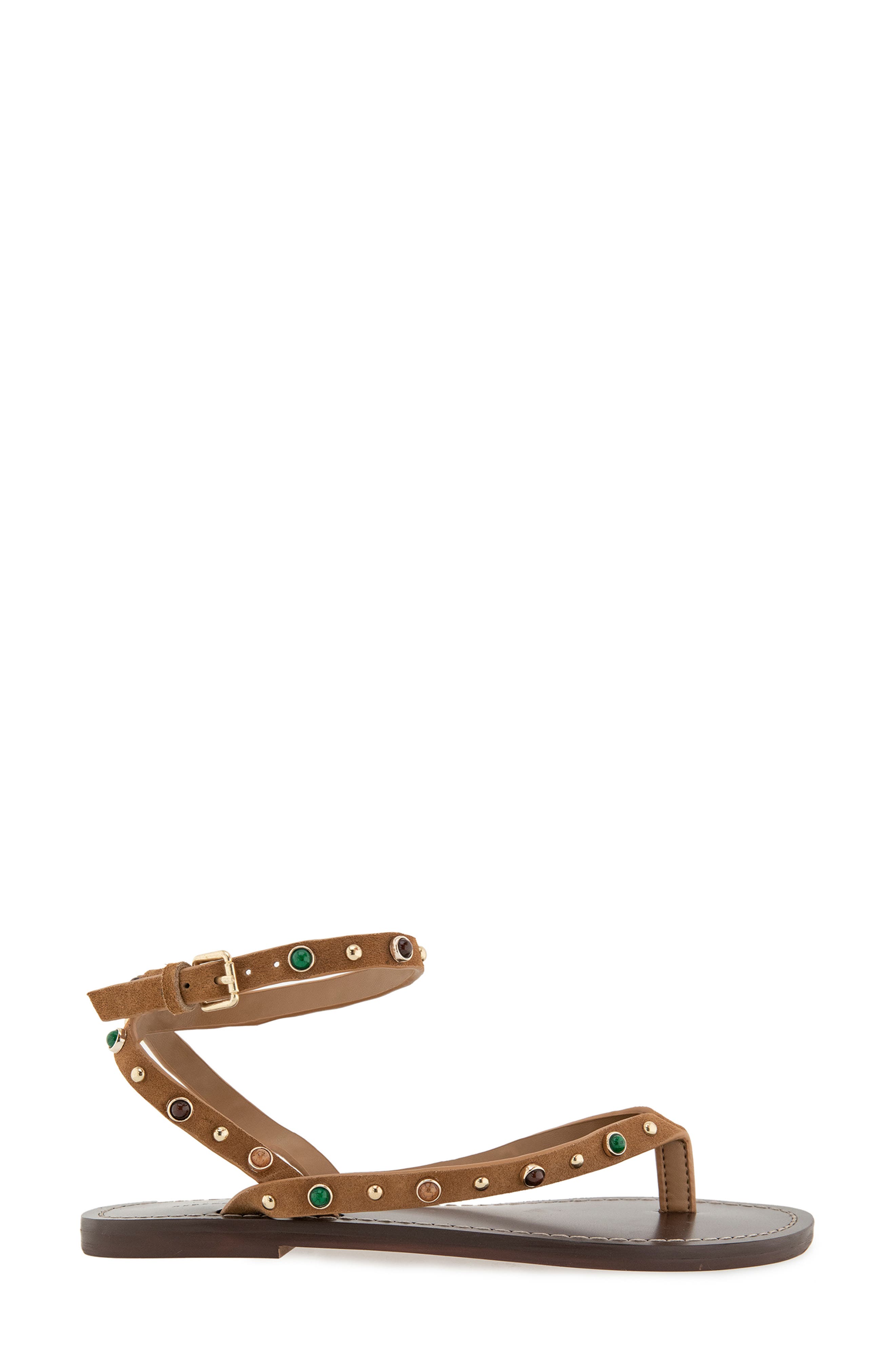 Rebecca Minkoff Jamie Ankle Strap Sandal, Alternate, color, Walnut