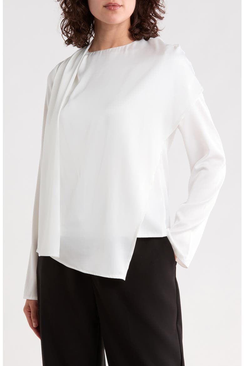Asymmetrical Layered Top, Main, color, IVORY