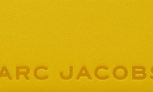 Marc Jacobs The Charm Top Zip Wallet In Yellow