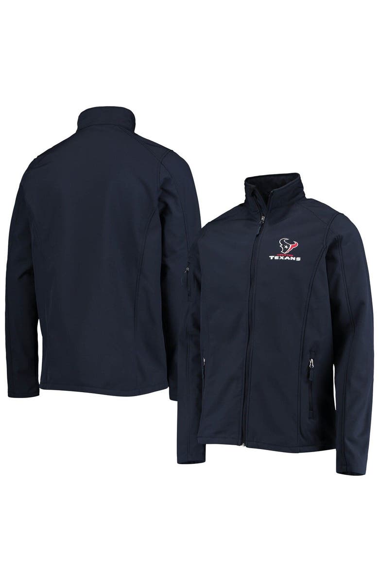 DUNBROOKE Men's Dunbrooke Navy Houston Texans Big & Tall Sonoma Softshell Full-Zip Jacket, Main, color, Navy