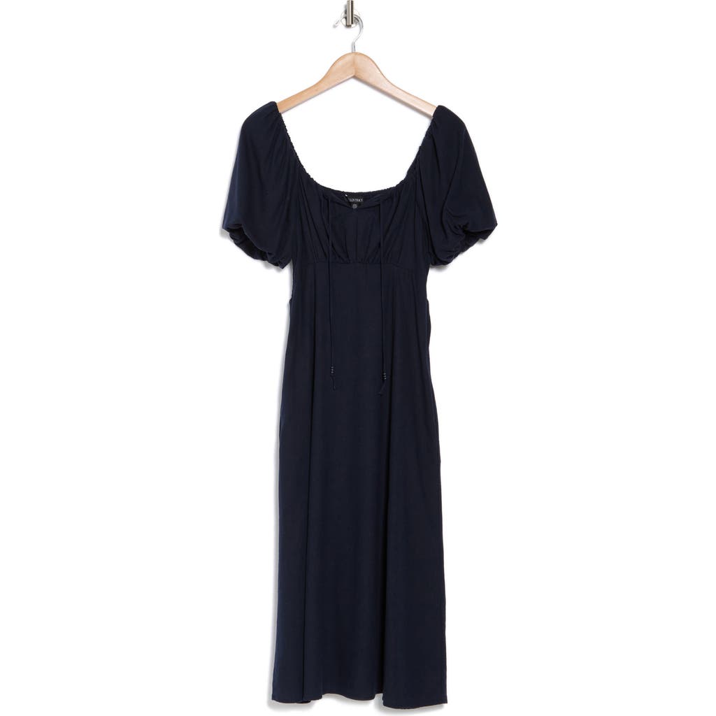 ELLEN TRACY ELLEN TRACY FLORAL BALLOON SLEEVE MAXI DRESS
