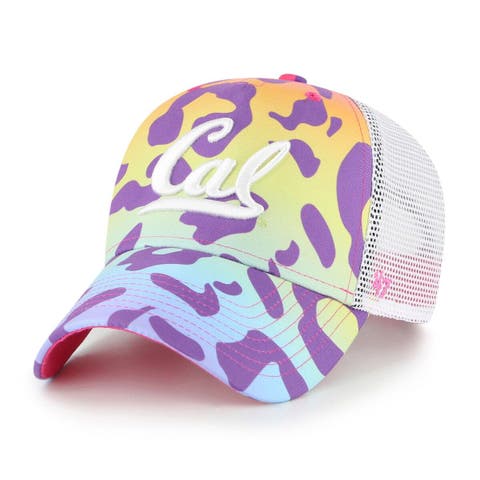 Girls Youth '47 Purple Cal Bears Cool Cat Trucker Snapback Hat