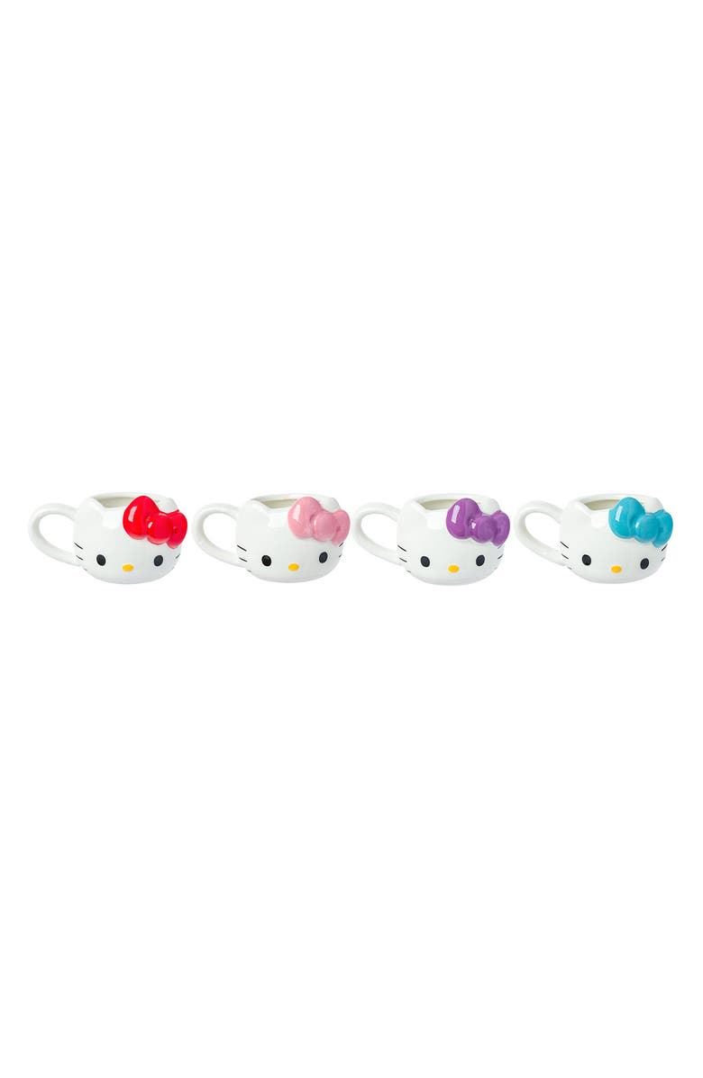 Hello Kitty 4-Piece Mini Mug Set, Main, color, 