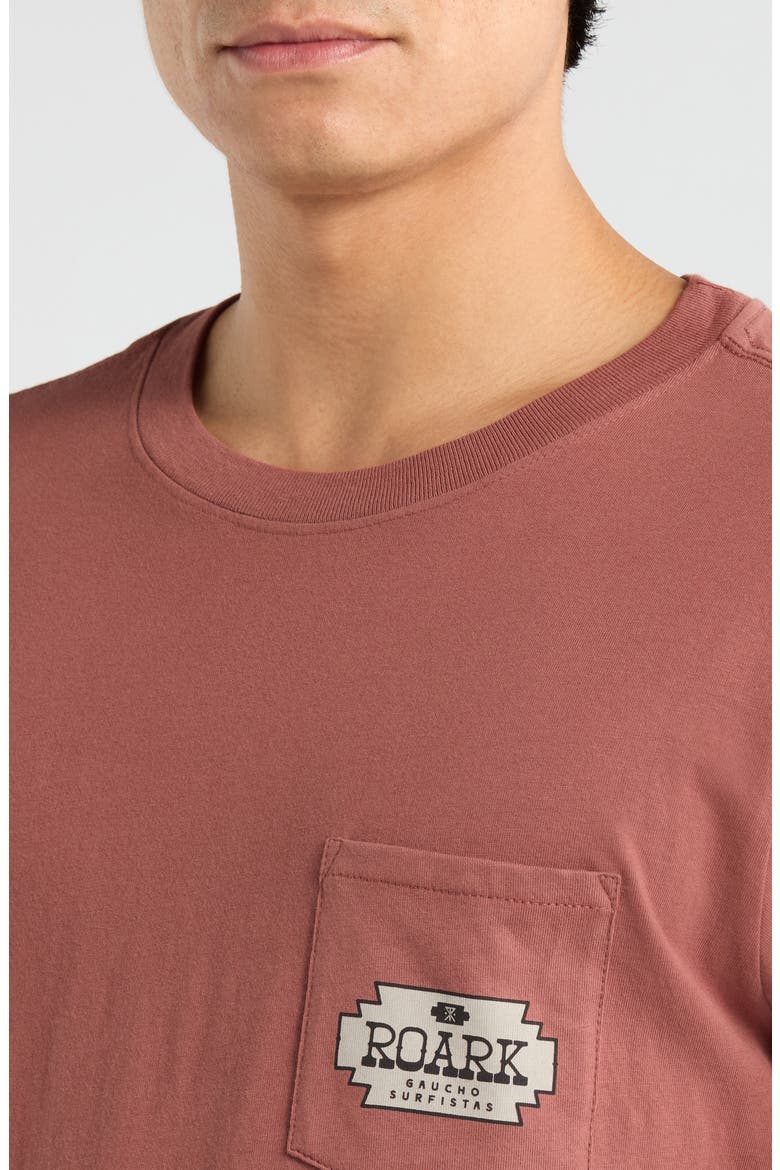 Gaucho Cotton Graphic Pocket T-Shirt, Alternate, color, RED CLAY