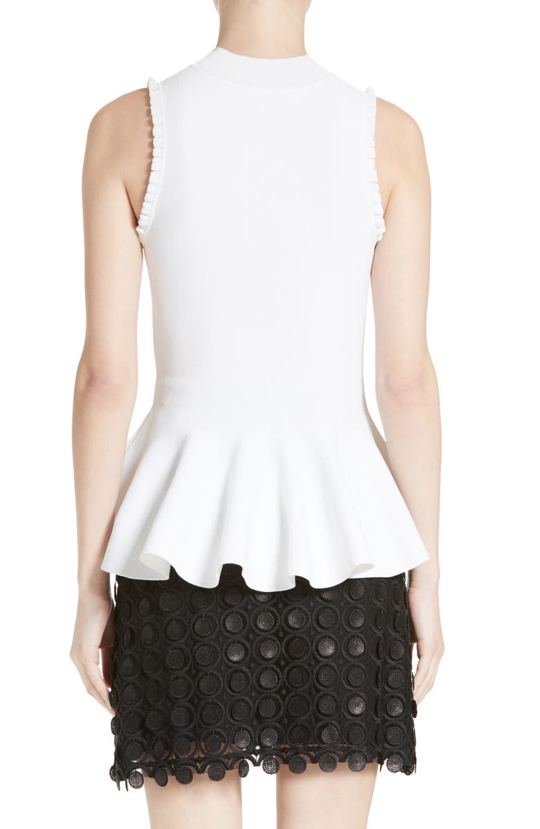 Carven Peplum Tank, Alternate, color,