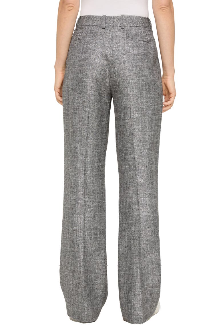 Gates Twill Straight Leg Trousers, Alternate, color, BLACK MULTI