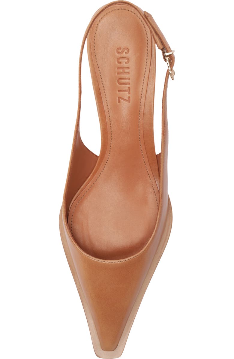 Schutz Daria Slingback Pump, Alternate, color, Earth Clay