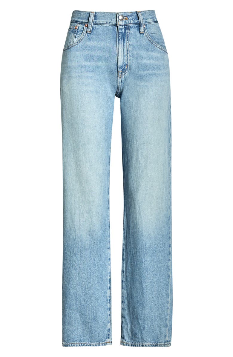 Madewell The Dean Easy Straight Airy Denim Jeans, Main, color, Faded Horizon Wash