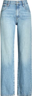 Madewell The Dean Easy Straight Airy Denim Jeans