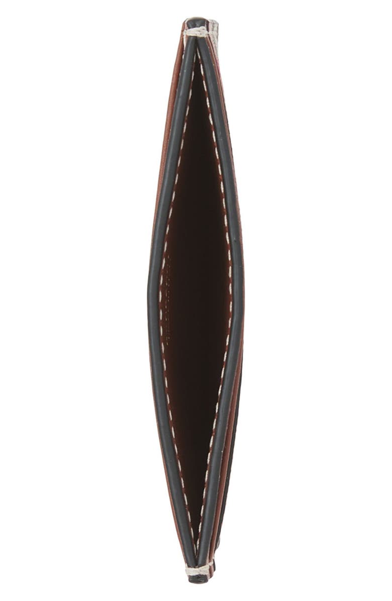 Burberry Sandon Check E-Canvas Card Case, Alternate, color, 