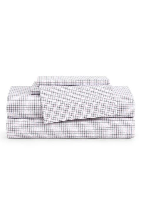 New England Plaid Cotton Sheet Set