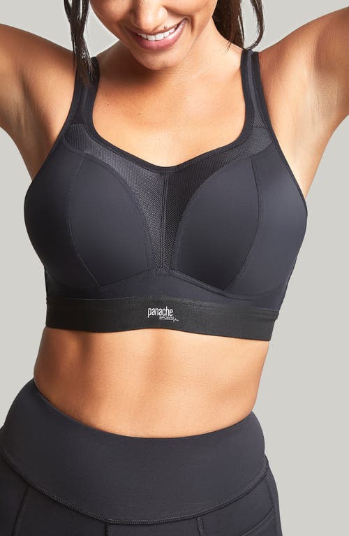 Panache Convertible Wireless Sports Bra In Black