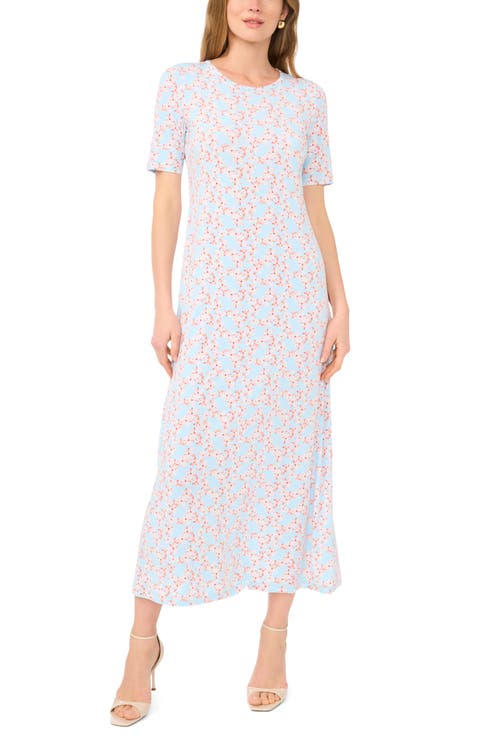 Floral Print Maxi Dress