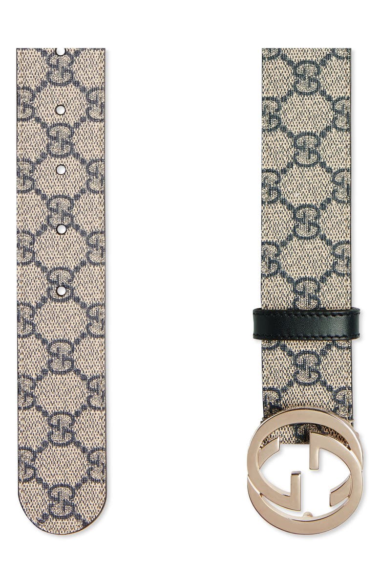 Gucci Logo Buckle Belt, Alternate, color, 