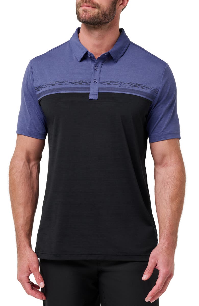 TravisMathew Perspective Shift Polo, Main, color, Marlin