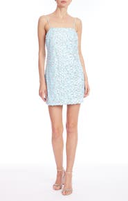 Jewel Badgley Mischka Pailette Cocktail Minidress
