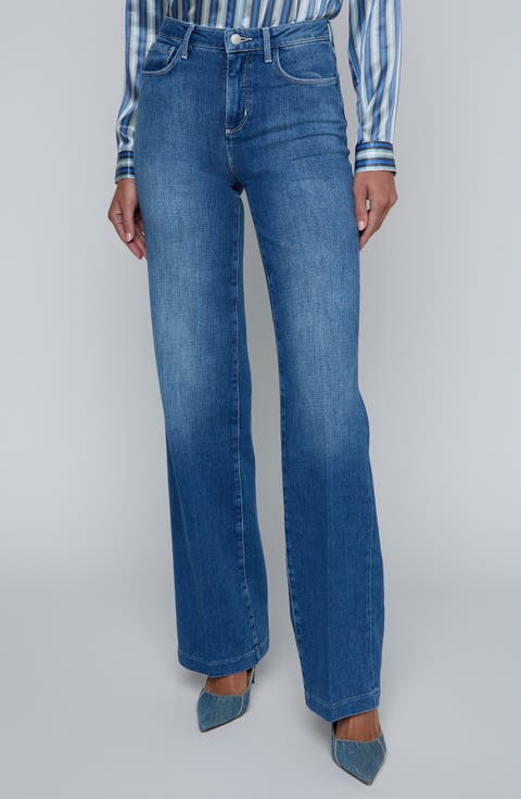 Clayton Wide Leg Jeans (Plymouth)