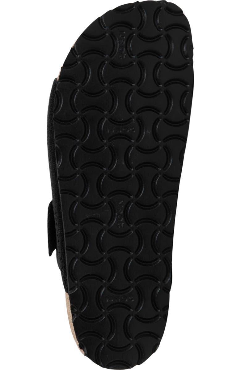 Naot Miami Slide Sandal, Alternate, color, Black Knit