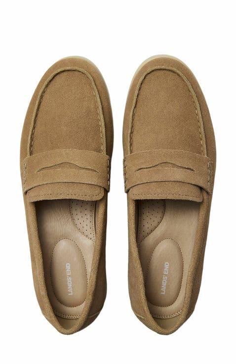 Suede Penny Loafers