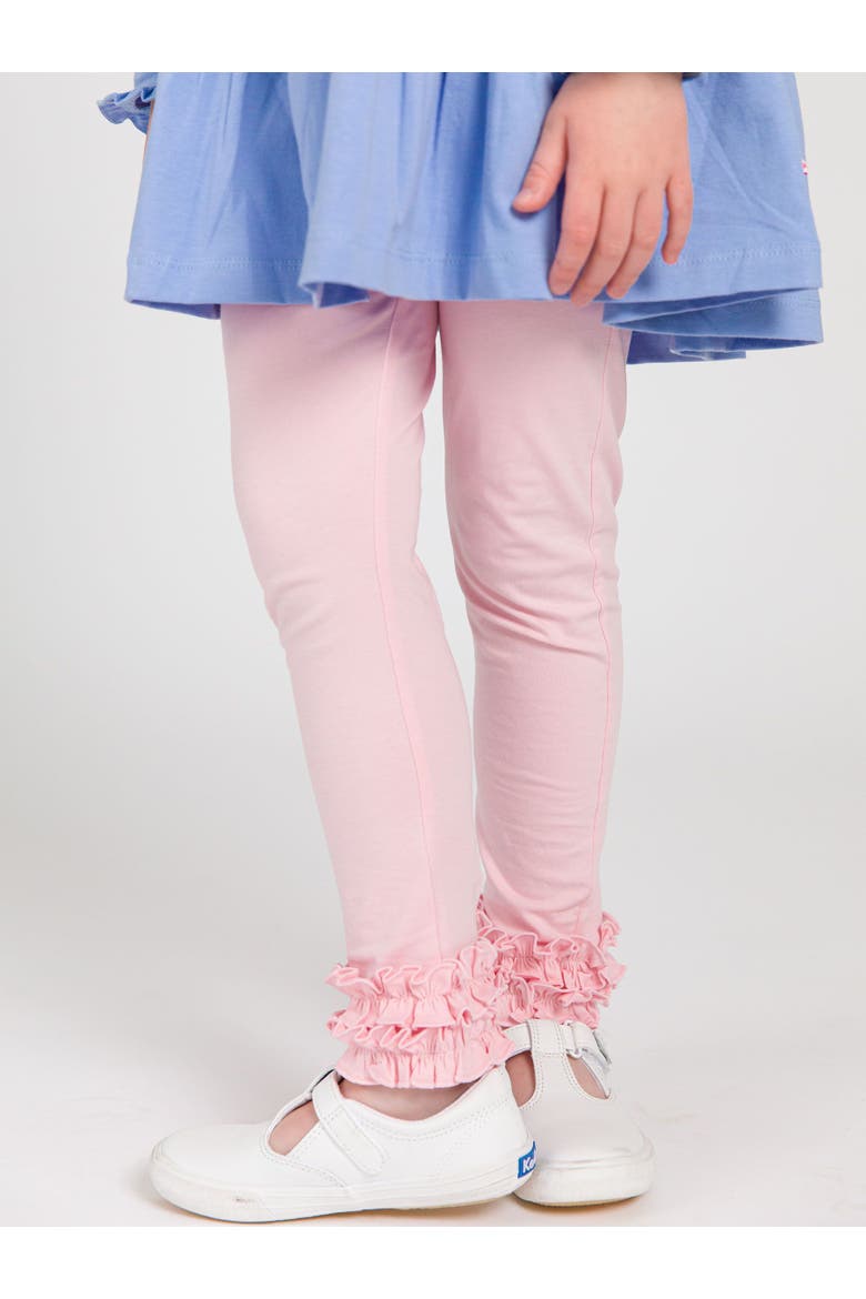 Girls Ruffle Leggings, Alternate, color, Pink