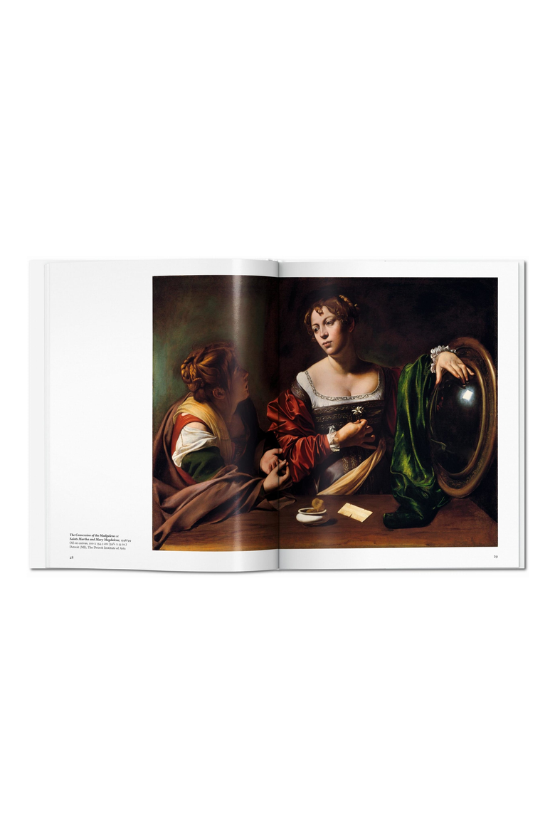 Caravaggio Book, Alternate, color, White