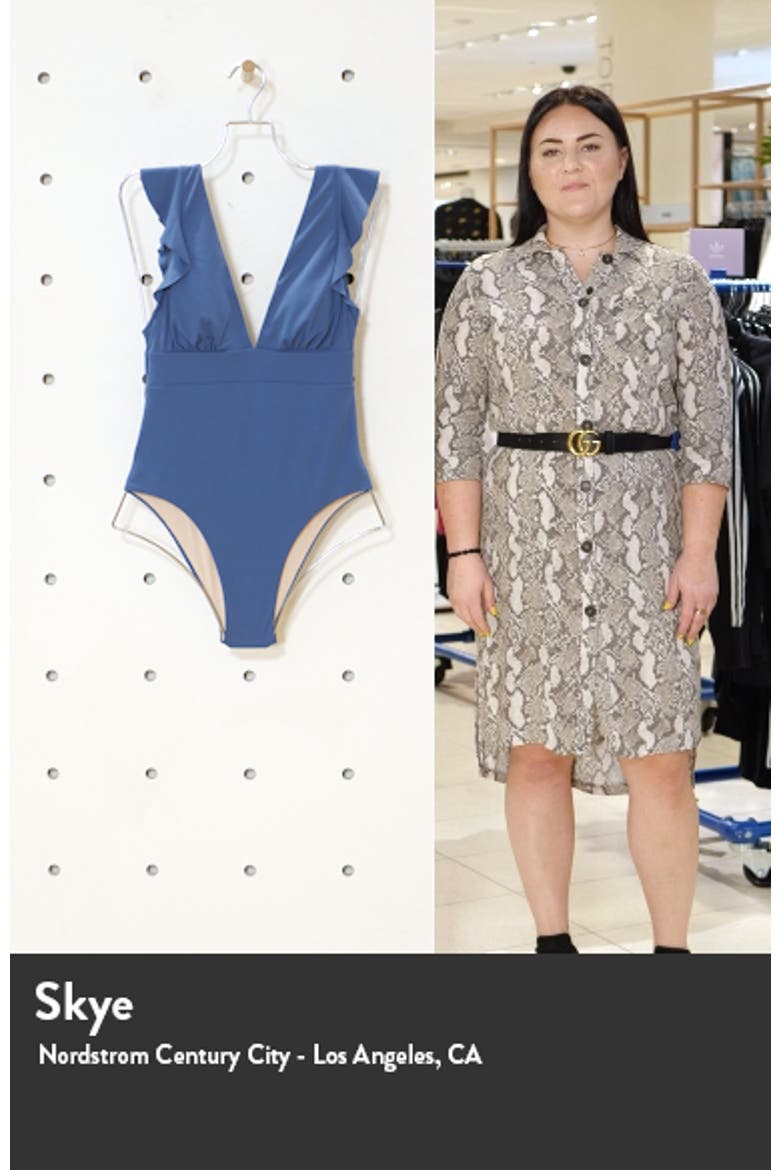Flounce One-Piece Swimsuit video